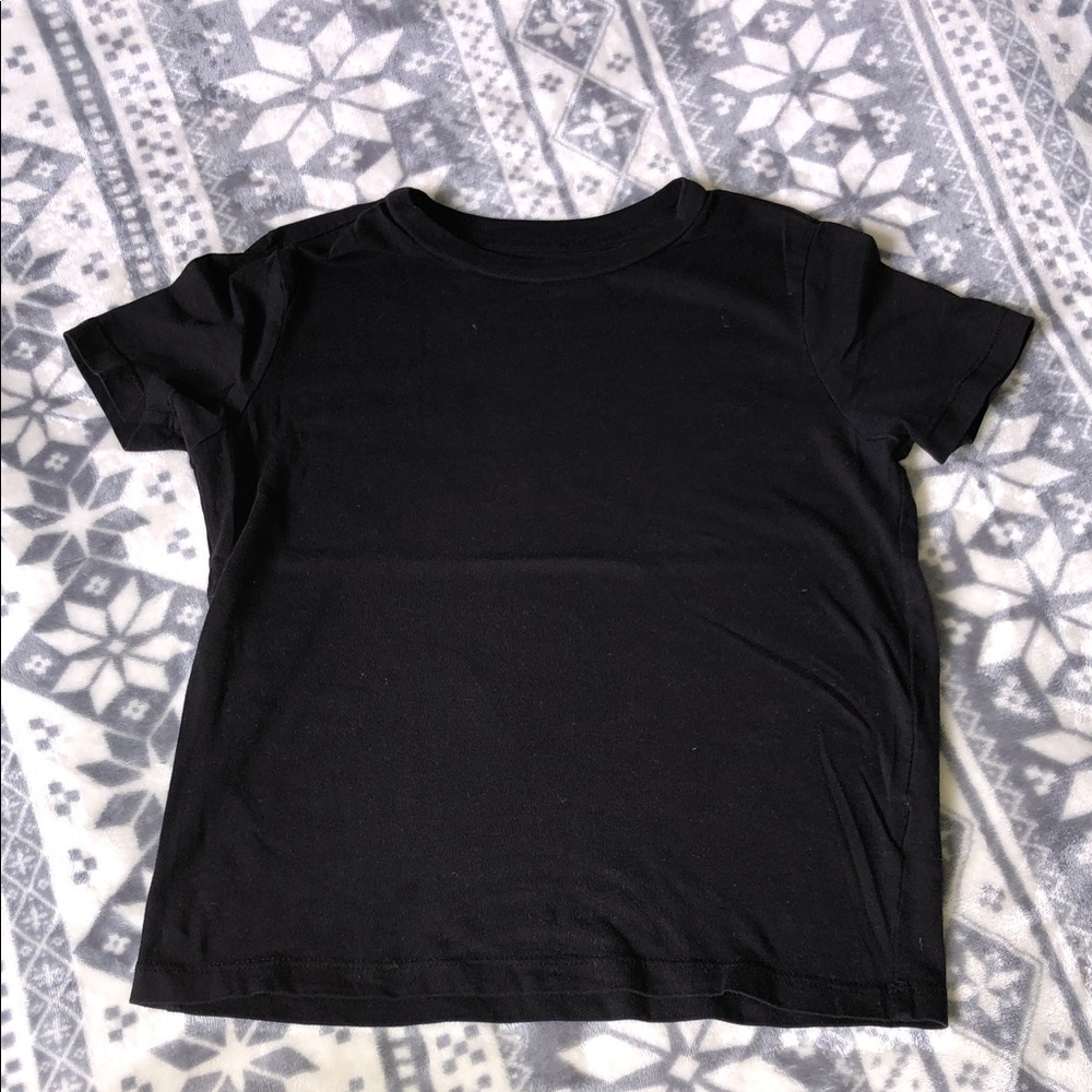 Old Navy Black Short-Sleeve Kids Tee